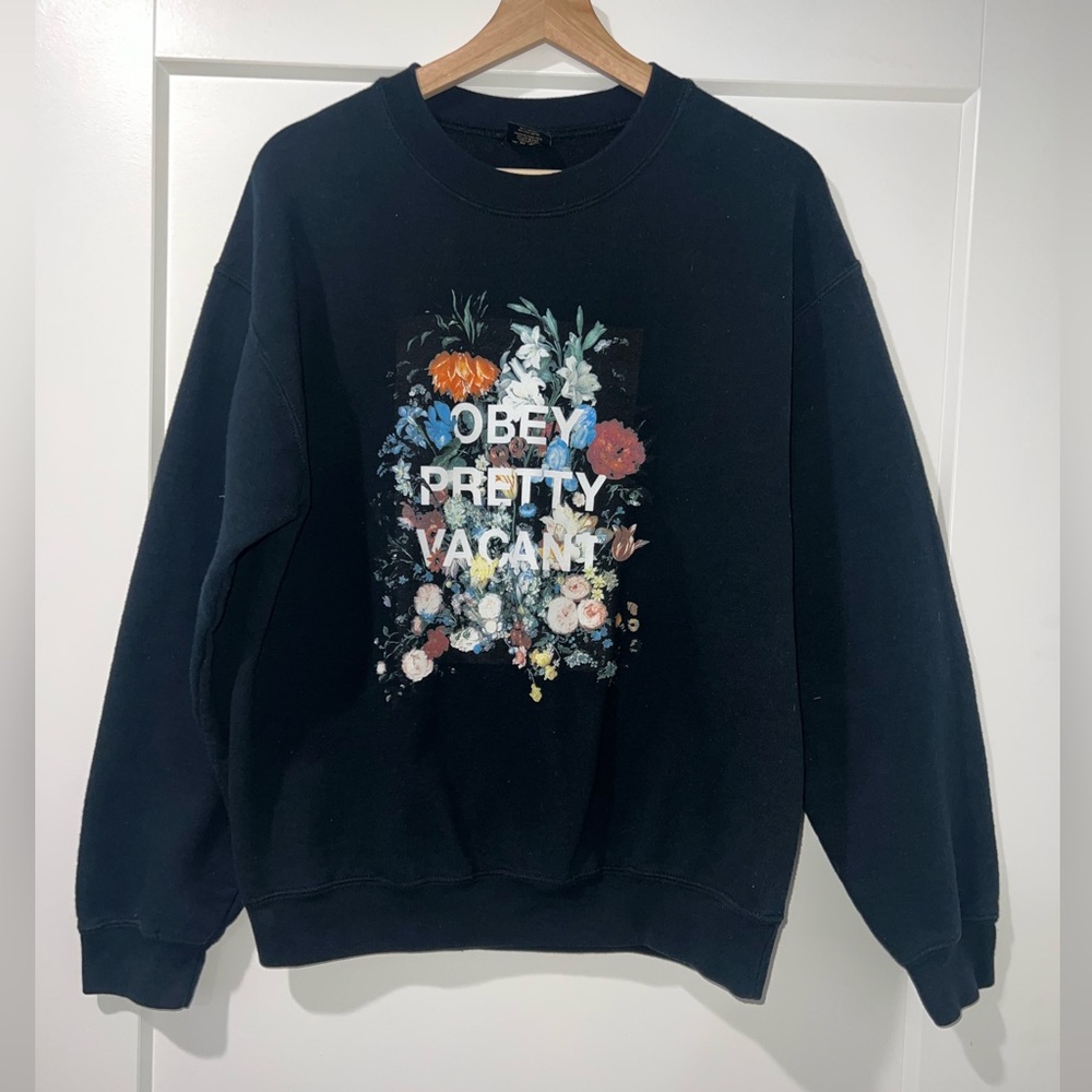 Obey Women’s Floral Crewneck Sweatshirt